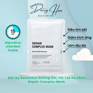 Mặt Nạ GOODNDOC Repair Complex Mask Dưỡng Ẩm, Tái Tạo Da 25ml