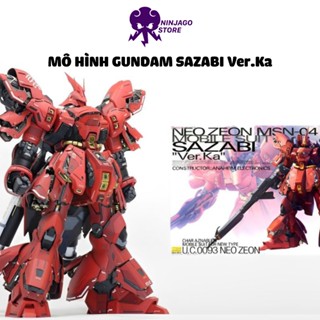 Mô Hình Lắp Ráp gundam MG Sazabi 1 100 Ver ka tặng kèm deca nước
