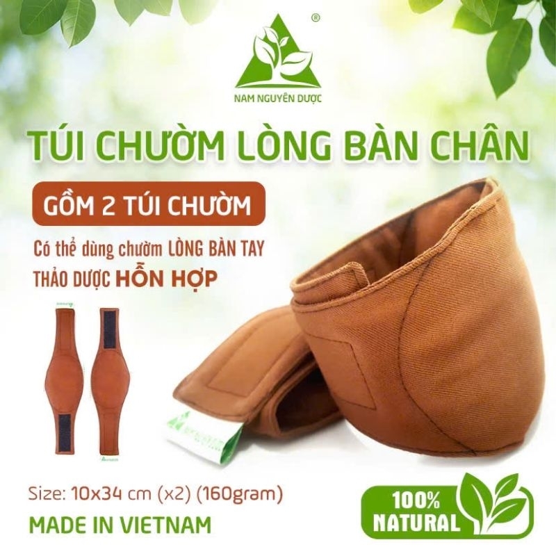 Túi Chườm Lòng Bàn Chân NAM NGUYÊN DƯỢC Làm nóng bằng Vi sóng