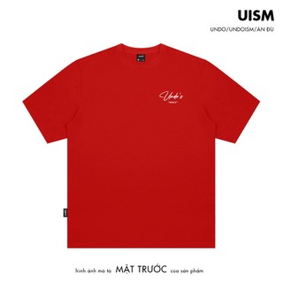 Áo Thun Unisex Undo Basic Màu Đỏ 100% Standard Cotton - Local Brand Chính Hãng