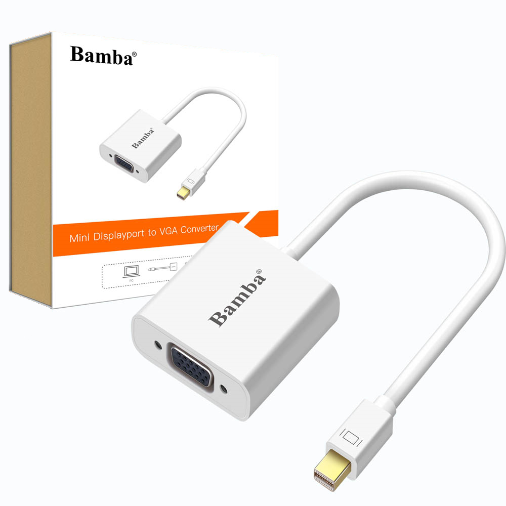 Cable chuyển Mini Display Port sang VGA loại xịn (VGA đầu cái)