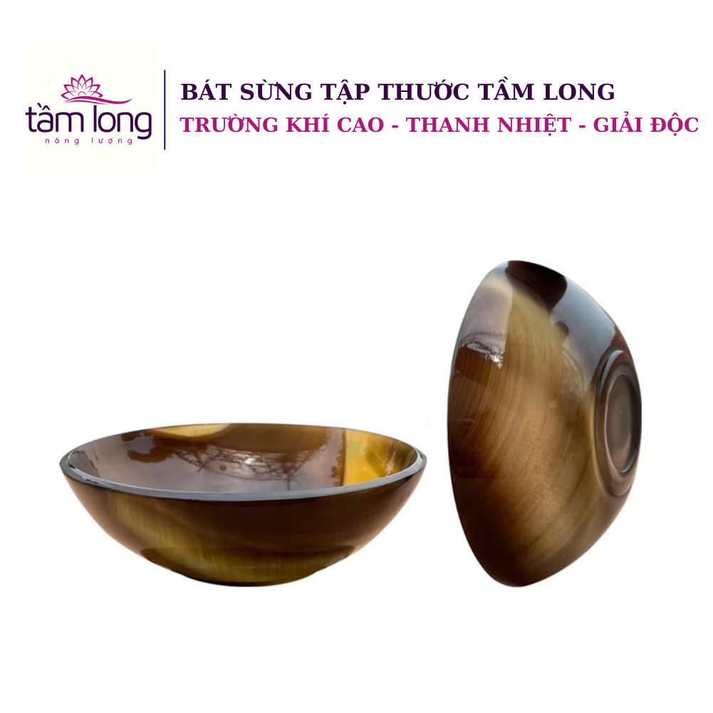 Bát Sừng Chuyên Dùng Tập Thước Tầm Long - Bát Sừng Uống Trà / Rượu Thanh Nhiệt - Giải Độc