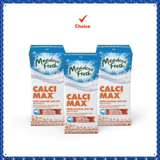 1 lốc 3 hộp Sữa tươi tiệt trùng Meadow Fresh Canxi ít béo 200ml x 3