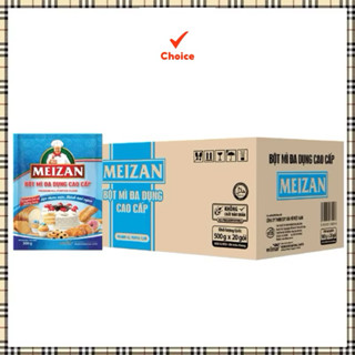 1 Thùng 20 gói Bột Mì Đa Dụng Cao Cấp Meizan 500gr – Hàng Chính Hãng