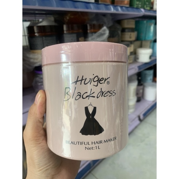 Kem hấp ủ xả Huiger Black Dress 1000ml váy đen