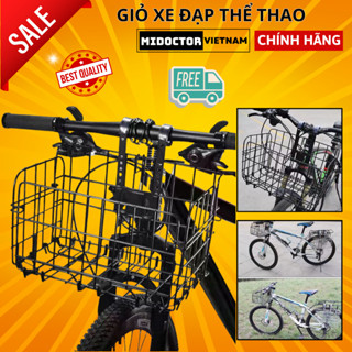 Giỏ xe đạp gấp gọn siêu cứng miDoctor rổ xe phù hợp với mọi dòng xe - Hàng chính hãng