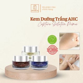 (BILL HÀN) Kem Dưỡng Ẩm, Trắng Da, Chống Lão Hóa AHC Capture Solution Prime Cream 50ml