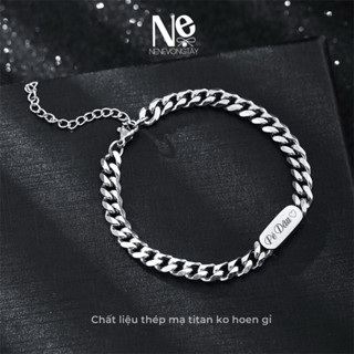 Vòng Xích M111 - thép không hoen gỉ - có khắc tên - vòng tay nam dây chuyền nam