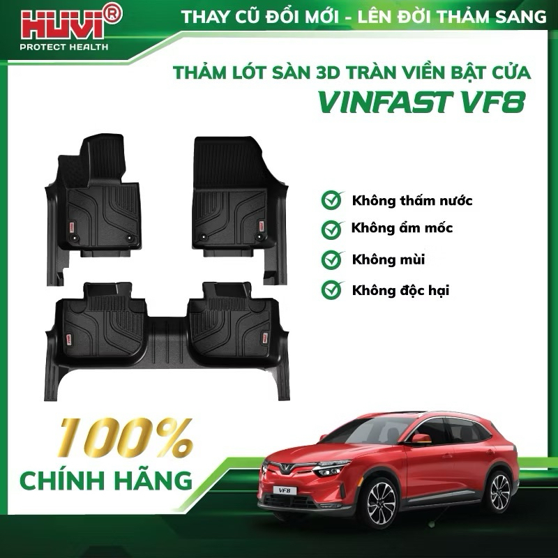 Thảm Lót Sàn Oto Vinfast VF8 Cao Cấp