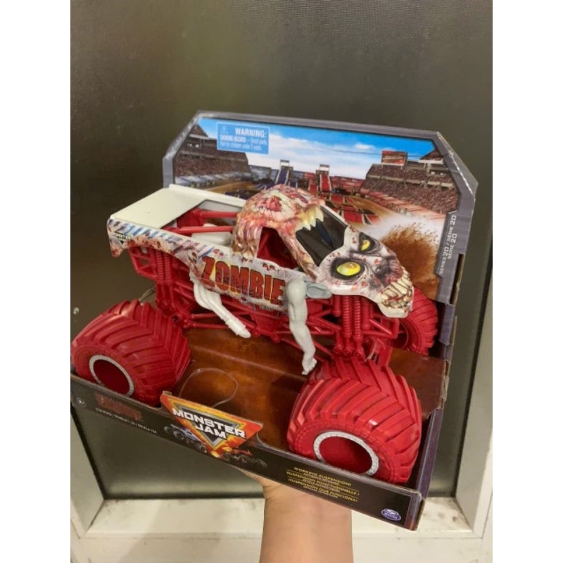 Xe Monster Jam mẫu mới xe lệ 1:24 của spin master