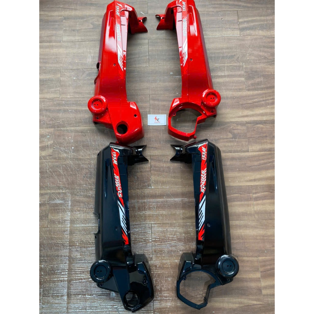 Quây bình xe điện 133M - Ốp sườn hai bên xe điện 133M ( 4 bình nhỏ) Nhựa sơn tràn cực đẹp