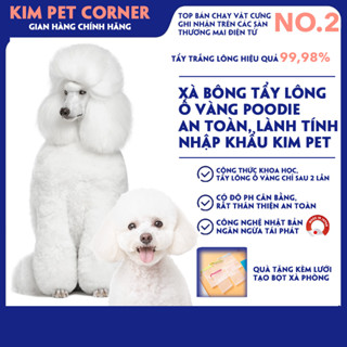 Xà bông tắm sáng lông, tẩy lông ố vàng lưu hương thơm cực lâu Dùng được cho Cún Nhỏ và Poodle