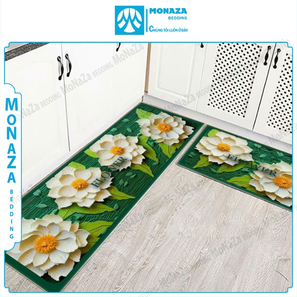 Thảm Bếp Trải Sàn Bali 5D Cao Cấp, Thảm Lau Chân Mẫu Mã Đẹp Đa Dạng ( 40x60cm, 40x120cm)