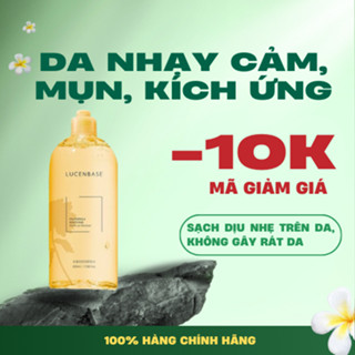 Nước tẩy trang hoa cúc Lucenbase dành cho da nhạy cảm, da mụn, kích ứng, làm sạch nhẹ nhàng, không gây khô dát da