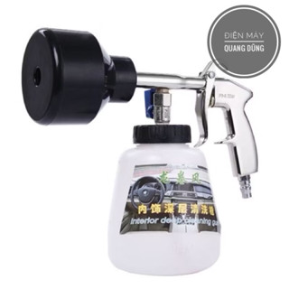  Súng phun tạo bọt tuyết kèm bình 1 lít rửa xe dùng cho máy nén khí - bình xịt bọt tuyết khí nén 