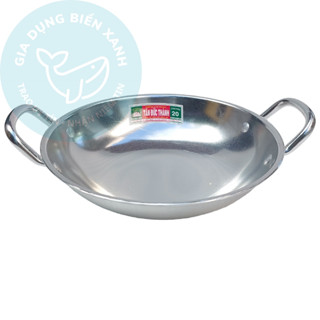  Chảo nhôm bầu sâu lòng loại dầy Tân Đức Thành từ năm 1972 - Chảo nhôm 2 quai sâu lòng 