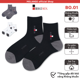  Tất Nam Cổ Cao Công Sở Sợi Bamboo  sợi Tre  Tự Nhiên Kháng Khuẩn Khử Mùi Bizmen - BO.01 