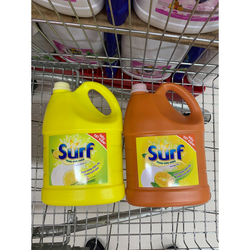 Nước rửa chén Surf 3.5kg mẫu mới 2024