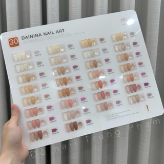 Set thạch nail 30 màu tone nude Dainina cao cấp,siêu mướt(R30)