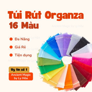 TÚI DÂY RÚT ORGANZA đựng đồ tiện dụng | Nhiều màu - Nhiều kích cỡ | Ancient Magic by Ly Hỏa