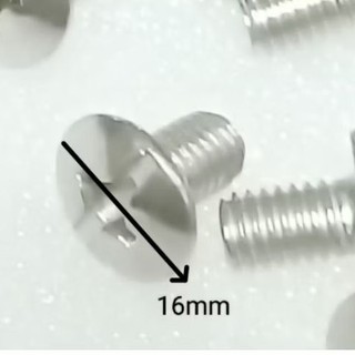 ỐC DÙ INOX ĐẦU LỚN - 6LY x 16x50 CON...