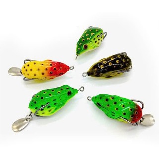  Mồi Giả Câu Cá Lóc 4cm 7g Super Frog Lure nhái hơi câu cá Siêu Nhạy 