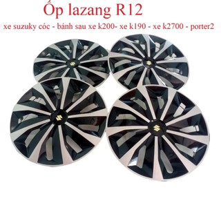 [ kèm logo ] Ốp lazang R12 ốp lazang xe suzuki 5 tạ ốp chụp mâm 12 inch ốp vành bánh xe tải kia - hyundai  lốp R12