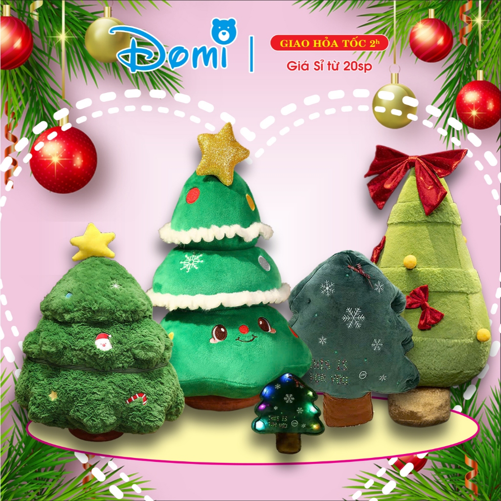 Cây thông gấu bông, Cây thông Noel gấu bông cao cấp DOMI làm quà tặng Giáng Sinh