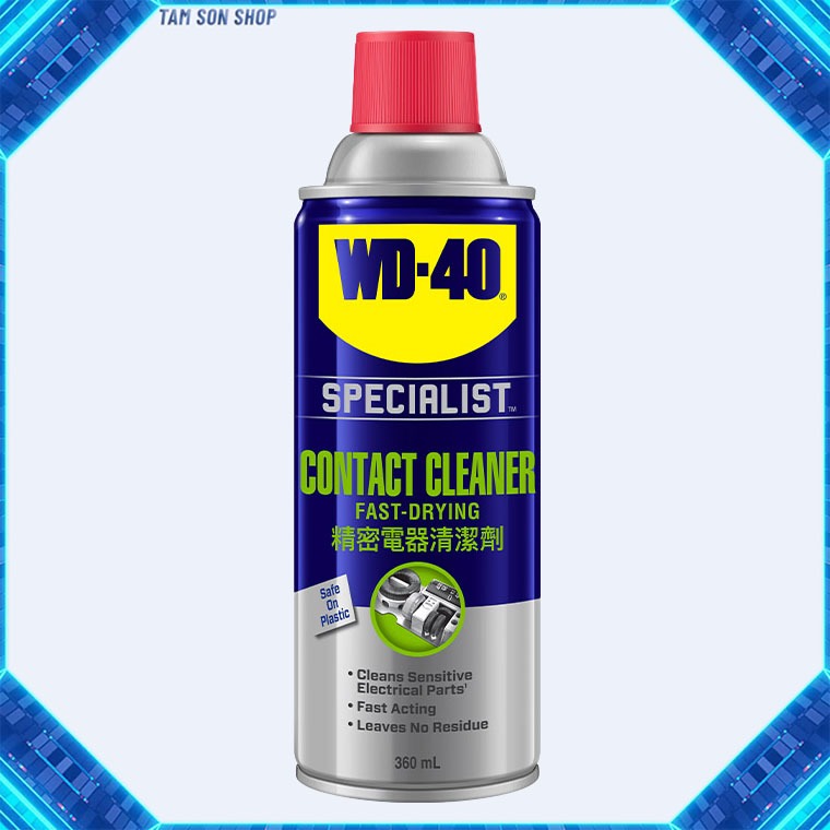 Chai xịt dung dịch làm sạch bo mạch điện tử và thiết bị điện Contact Cleaner WD40