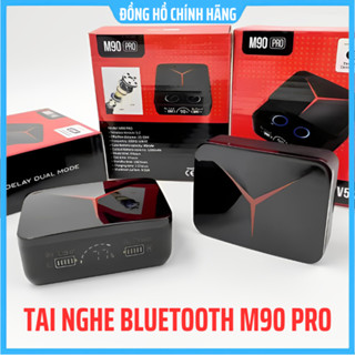Tai Nghe Không Dây M90 PRO TWS Bluetooth Âm Thanh Nổi Thấp Kèm Hộp Sạc 5.3