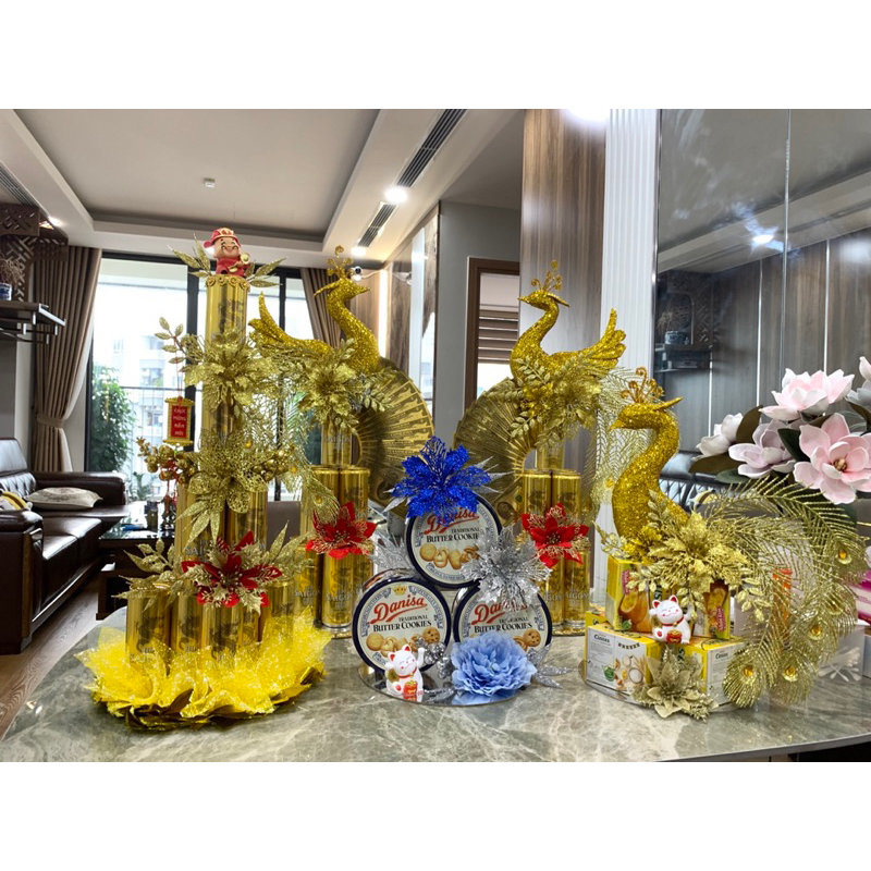 Set phụ kiện công trạng vàng