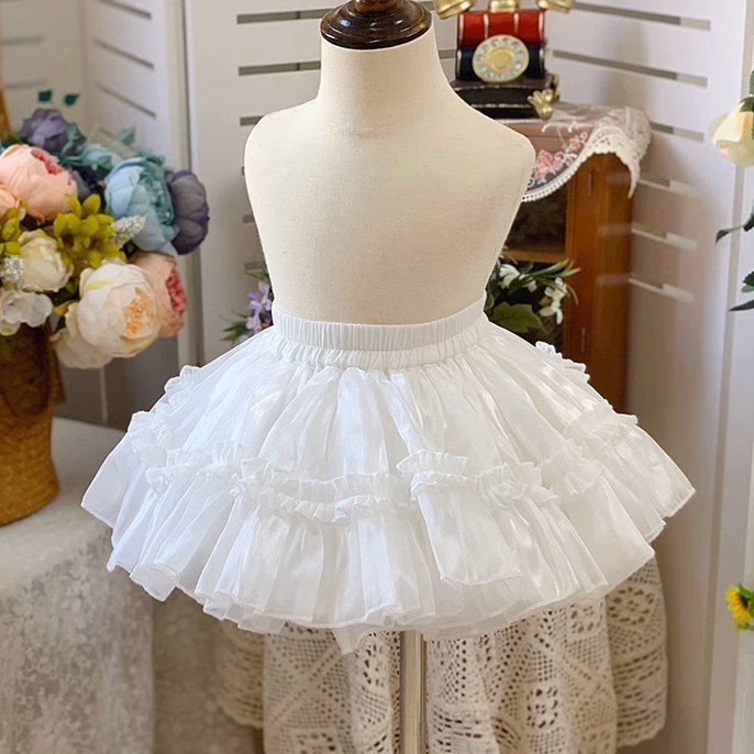 Chân váy tùng phồng 2 lớp cho bé gái mặc bên trong, ngoài tạo độ phồng cho váy - Tùng phồng trẻ em