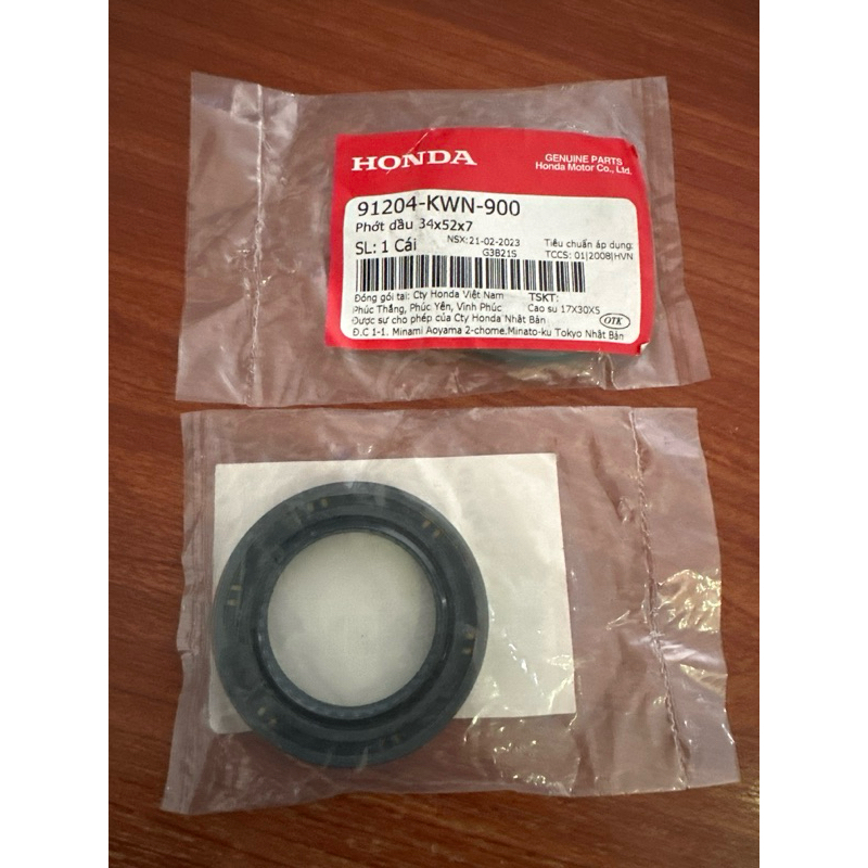 Phớt dầu láp lớn AB 125 , Vario 125/150, PCX (34x52x7) (91204-KWN-901) (91204-K59-A11)