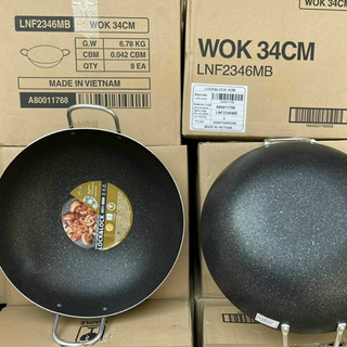 chảo lòng sâu lock&lock 34cm - chảo lòng sâu lock&lock