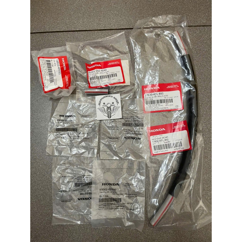 bộ ống dẫn xăng (bộ 7 món) xe future 1 17630KFL850 950015504040 16910KFM902 9500202100