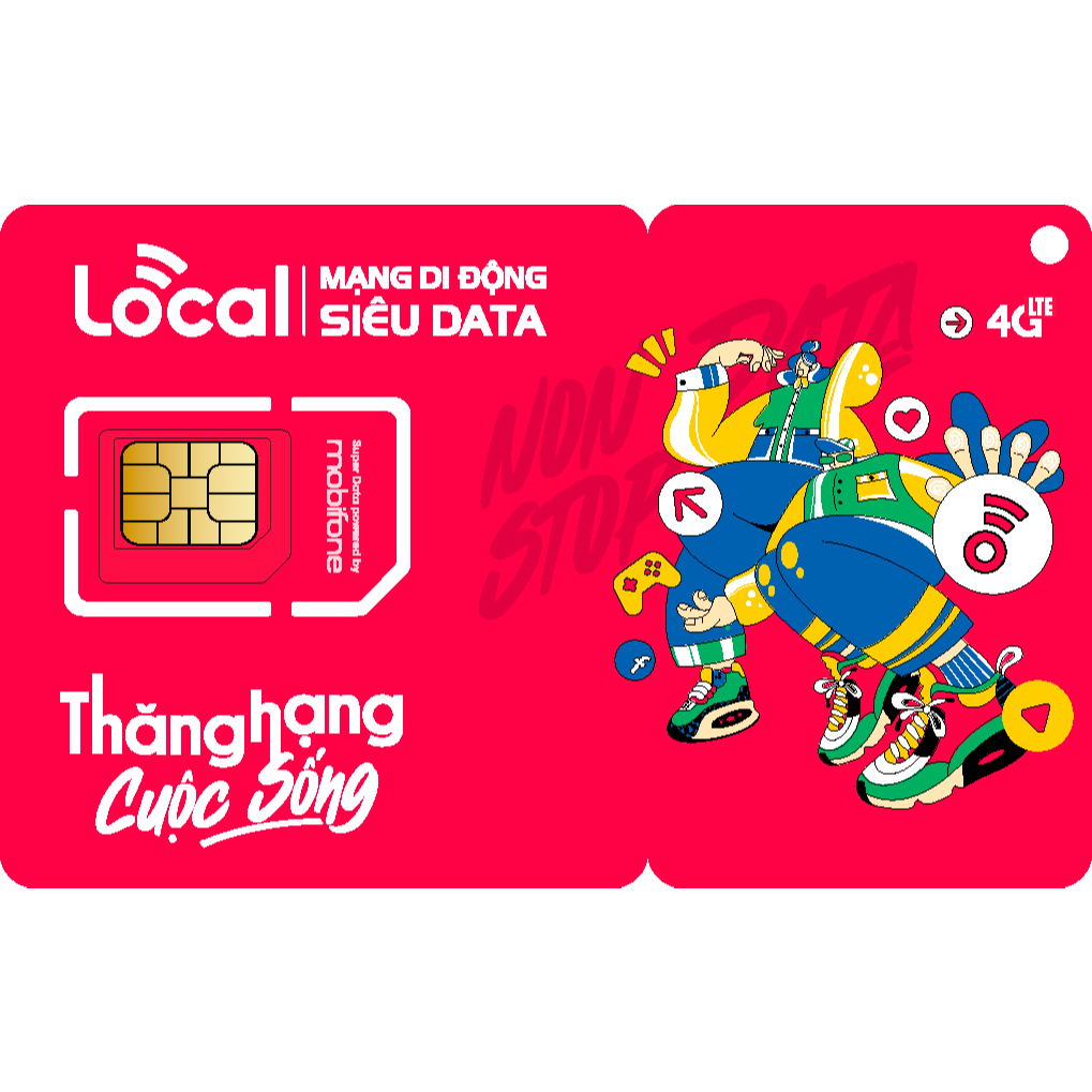 Sim trắng mạng Local - thay sim mất/hỏng - sim chưa đấu nối (không có sóng)