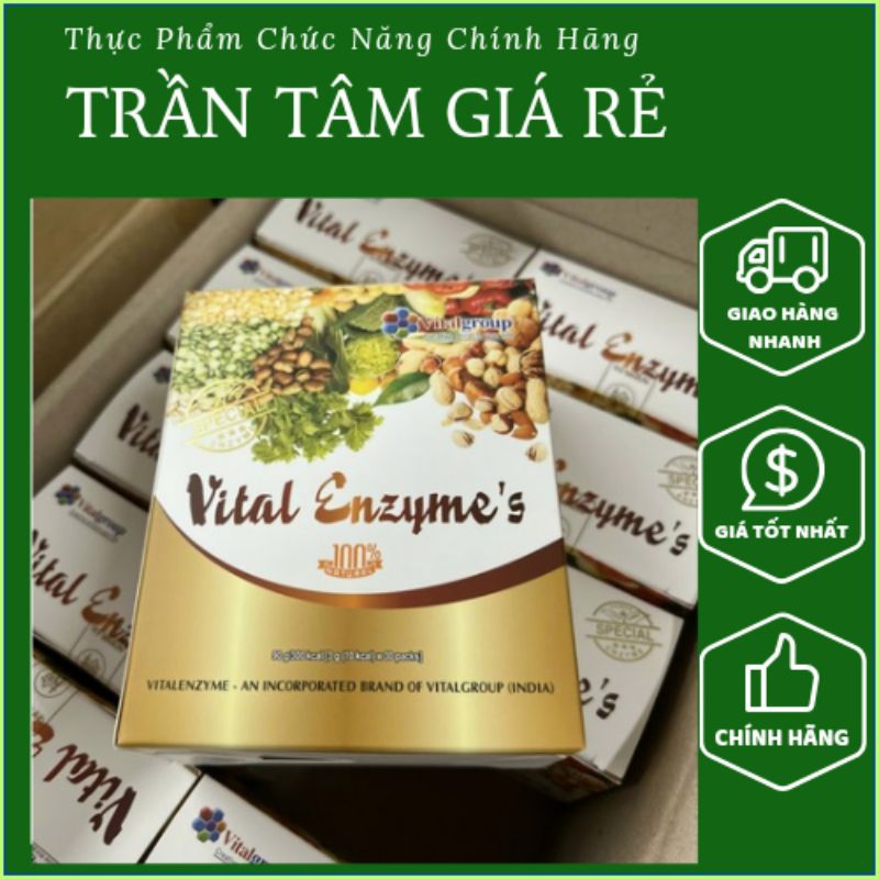 [Combo 3 hộp] Vital enzyme's Vital group hỗ trợ chuyển hoá dinh dưỡng tăng sức đề kháng