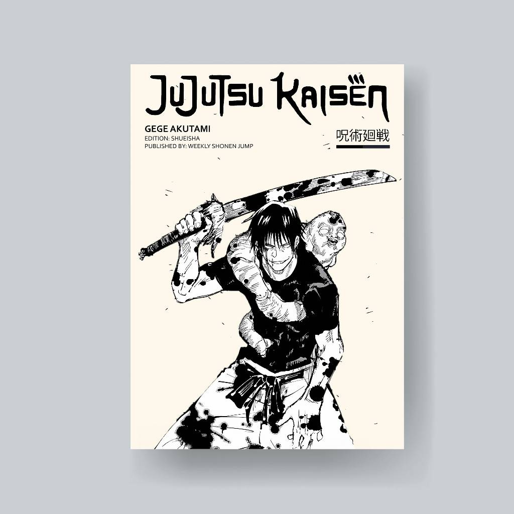 ⭐️FREESHIP ⭐️ Jujutsu Kaisen |  JJK Toji Fushiguro Manga Poster - Tranh Decal Dán Tường - Ảnh Treo T