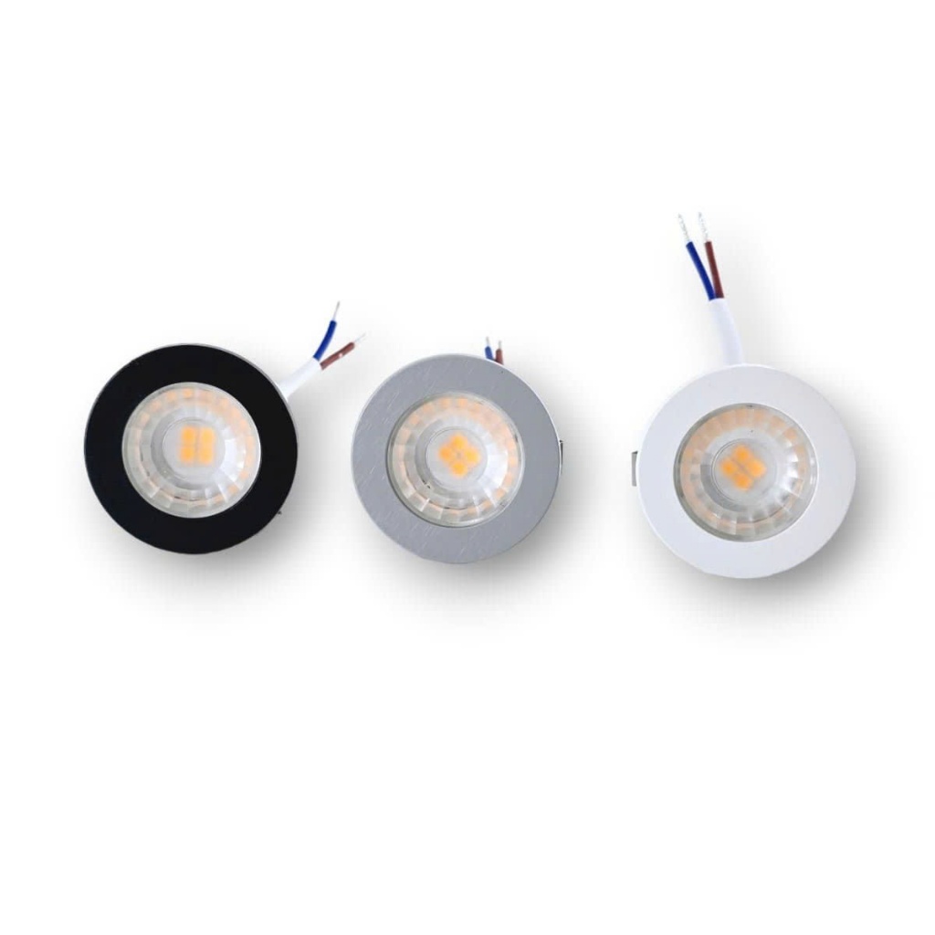 Đèn led mini 3W Âm trần Tủ rượu trưng bày, ánh sáng vàng 3000K