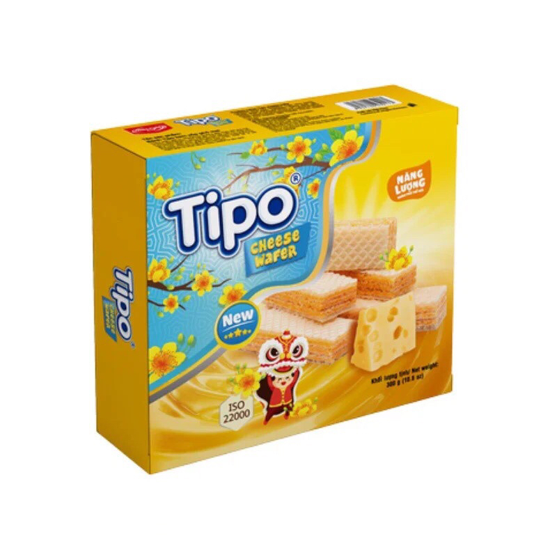 Bánh xốp phô mai Tipo hộp 300g/ 180g