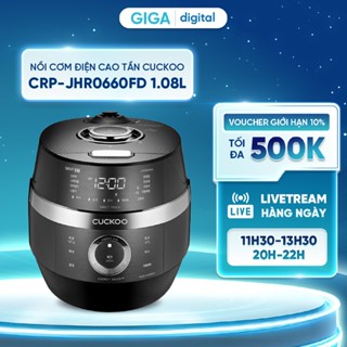 Nồi cơm điện cao tần Cuckoo CRP-JHR0660FD 1.08L - Tự động làm sạch - Nhiều chế độ nấu - BH 12 Tháng