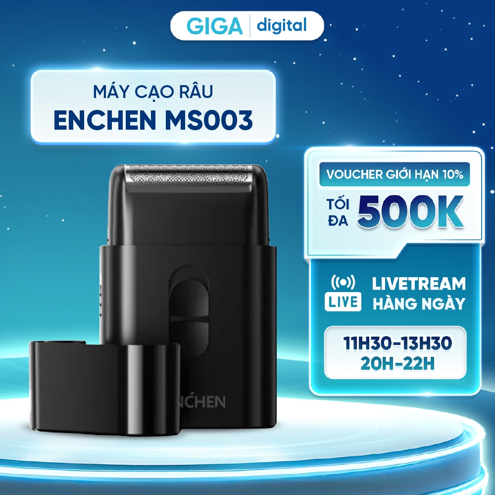 Máy cạo râu Enchen MS003 - Động cơ mạnh mẽ - Nhỏ gọn tiện lợi