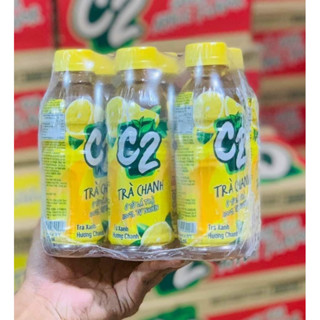Thùng 24 chai Trà xanh C2 Chanh 225ml
