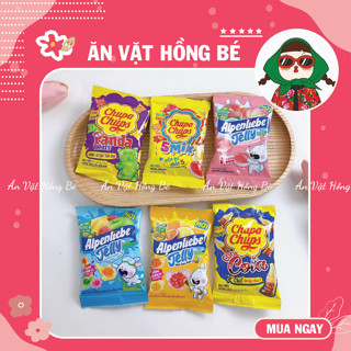Kẹo Dẻo Trái Cây Chupa Chups Sour Bites Gói 24G ( Panda, Coca,5 Mix,Đào Tim,Biển Xanh,Ong Óng Ánh)