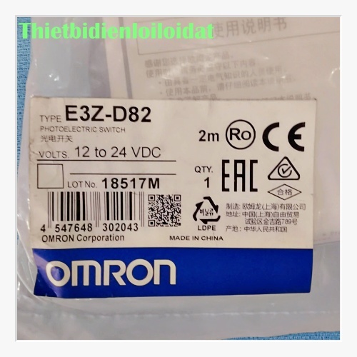 Cảm biến quang omron E3Z-D82