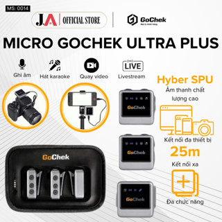  Micro Thu Âm Cài Áo Gochek Ultra Plus Chính Hãng Lọc Tạp Âm Giảm Ồn Chuyên Nghiệp Bảo Hành 12 Tháng  J.A OFFICIAL  