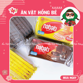 10 gói Bánh Nabati kem xốp, Nabati Nextar vị Socola, Phô Mai (gói 170g)