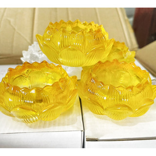 Đế nến hoa sen lưu ly, chân nến hoa sen đẹp giá rẽ, nến, đèn cầy