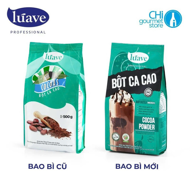 Bột cacao nguyên chất Luave
