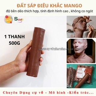 [ TÂM TÂM ] Đất sáp nặn điêu khắc Mango , Đất sét điêu khắc Mango, đất sáp nặn ( Bịch 2kg )